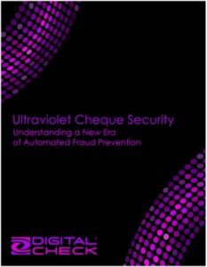 UV Cheque Security whitepaper cover