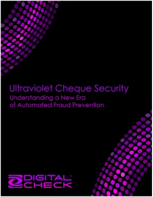 Ultraviolet Cheque Security: Free White Paper Download