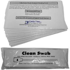 Digital Check Scanner cleaning cards