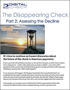 Digital Check - The Disappearing Check Part 2 - cover