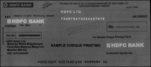 UV cheque image India