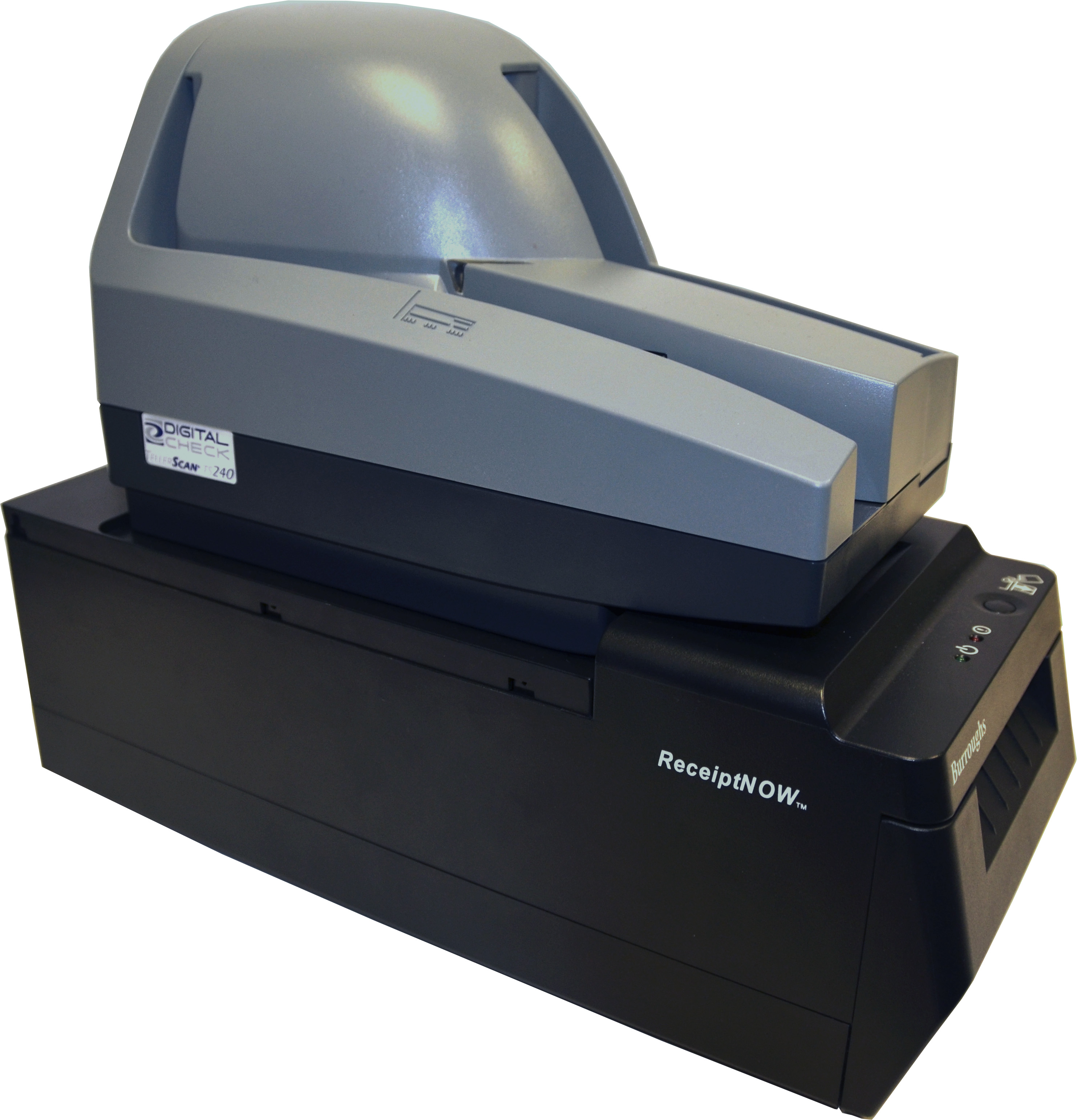 ReceiptNOW printer with TellerScan Models / Adapters
