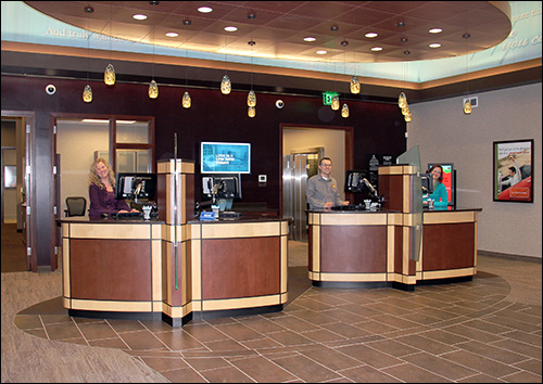Linn Area Credit Union branch interior