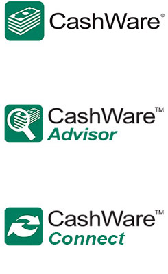 Cashware cash automation - logos
