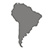 South America map.