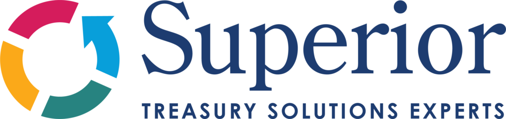 Superior Press treasury solutions experts logo.
